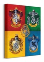 Obraz na plátne Harry Potter House Coat of Arms 30x40 cm