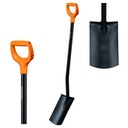 FISKARS Rýľ rovný Masívny kov 1066717