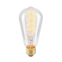 Retro LED žiarovka E27 4W 2200K ST64 Spiral Italux