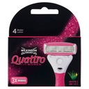 Quattro For Women náhradné žiletky pre ženy 3ks