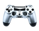 Puzdro ovládača PS4 pre dosku JDM-055 [SILVER-BLACK]