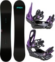 Snowboard RAVEN Pure Mint 143cm + viazanie S230