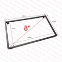 2DIN univerzálny rám 110x188x8mm 8 palcov 63547