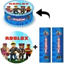 veľká tortová súprava ROBLOX WAY + 2 OKRUHY