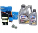 FILTRE + MOBIL 10w40 AUDI A3 8p 1,6 BENZ.