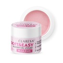 Claresa build SOFT&EASY stavebný gél 12g glam ružový