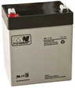 BATÉRIA PRIEMYSELNÝ MWPOWER MWS V 12V 5AH MWS5-12 MWS5 UPS ALARM