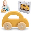 VIGA PolarB Drevené Push Car Yellow