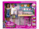 BARBIE Art studio Set + bábika HCM85