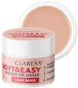 SOFT&EASY BUILDER LIGHT BEIGE 45G stavebný gél CLARESA Beige