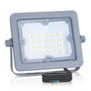 Halogénový LED reflektor 20W IP65 4000K sivý 90°