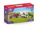 Schleich 42346 Pick-up s prívesom na kone