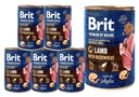 BRIT Premium By Nature Lamb&Buckwheat mokré krmivo s jahňacinou 6x400g