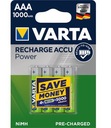 Batéria Varta R03 1000 mAh 4 ks.