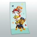 Detská osuška 70x140 Paw Patrol, modrá, farebná bavlna