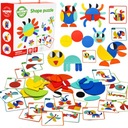 MONTESSORI Tréning mozgu bloky WOOPIE PUZZLE