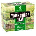 YORKSHIRE TEA BLACK TEA 80 tvrdá voda UK