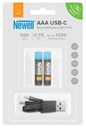 Newell AAA 500 mAh USB-C batéria 2 ks