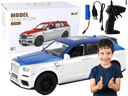 Auto R/C 1:20 biela a modrá na diaľkové ovládanie