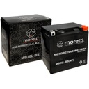 AGM BATÉRIA MB30L-BS 12V 30Ah 300A Moretti