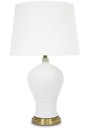 Keramická lampa s tienidlom White 67cm