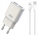 Nabíjací zdroj 2 USB + USB-C kábel pre telefón