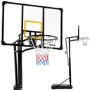 Pojazdný set basketbalového koša, nastaviteľný na stojane, výška 230-305 cm