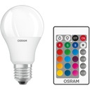 Osram E27 RGBW LED žiarovka teplá biela 9W + diaľkové ovládanie