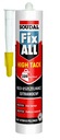 SOUDAL FIX ALL HIGH TACK MONTÁŽNE LEPIDLO 290ML