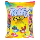 ELVAN Toffix Sour MIX ovocné cukríky s náplňou 1 kg