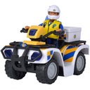 Auto Hasič Sam Police Quad + figúrka SIMBA