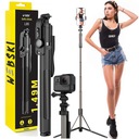 SELFIE TYČ MONOPOD TYČ BLUETOOTH DIAĽKOVÉ OVLÁDANIE PRE TELEFÓNY FOTOAPARÁTY MEGA DLHÉ