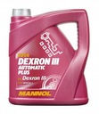 MANNOL DEXRONIII AUTOMATIC 4L PLUS, Dexron IIIG, M