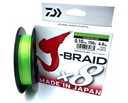 DAIWA J-BRAID X8 0,10MM 150M CHARTREUSE