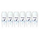 Rexona Cotton Dry Roll-on antiperspirant pre ženy 6x50ml