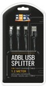 ADBL USB SPLITTER 3-v-1 USB SPLITTER