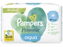 PAMPERS Harmonie Aqua vlhčené obrúsky 144 ks