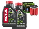 SADA OLEJOV MOTUL 5100 10W40 2L HF141 YAMAHA YZF R125 15-18 YZF-R125