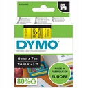 DYMO D1 43618 páska 6mm žltá/čierna originál