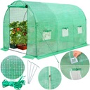 POLYTUNNEL ZÁHRADNÝ SKLENÍK NA ZELENINU 3x2x2m