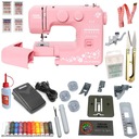 Janome JUNO E1015 PINK mechanický šijací stroj ružový domov + ZDARMA