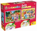 Cocomelon Obojstranné podlahové puzzle 2x12 Poďme