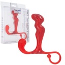 Masážny prístroj na prostatu s rukoväťou Red 13cm ToyJoy