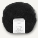 Priadza Tynn Silk Mohair 1099 Sandnes Garn, čierna