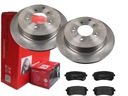 BREMBO ZADNÉ DISKY, DESTIČKY, KIA SPORTAGE QL 302MM