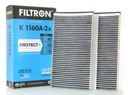 Uhlíkový kabínový filter Filtron K1160A-2x BMW E60