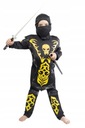 OUTFIT ŽLTÉ NINJA WARRIOR + 2 MEČE 122-128 ST674