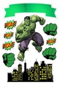 HULK SUGAR PRINT na tortu