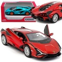 KOVOVÉ AUTO LAMBORGHINI SIAN FKP 37 KOVOVÝ MODEL AUTA 1:40 KINSMART