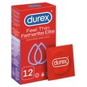 DUREX FEEL THIN Fetherlite Elite kondómy, tenké, zvlhčené, 12 ks